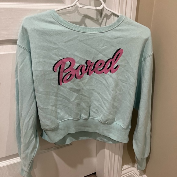 Light blue crop top sweater - Picture 1 of 1